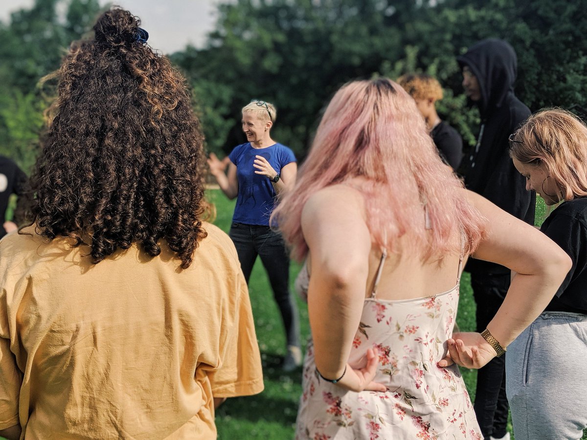 jumpkwmc's tweet photo. Such a great time at our Songwriting workshop delivered by Beth Fouracre. Starting out with some rhythmic group exercises #SoundWaveRetreat https://t.co/3XeLk7bxlG