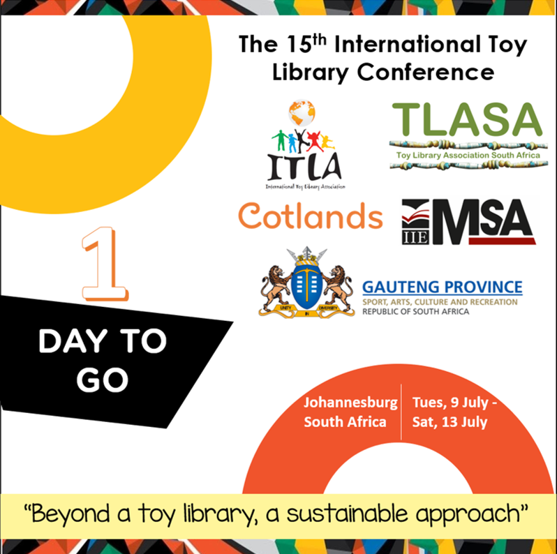 cotlands's tweet photo. There is palpable excitement in the air @iiemsa_za as we are at the final stages of preparations for the 15th #itlconf2019 in South Africa. #tlasa #itla #toylibraryconference https://t.co/ySA70H3haU