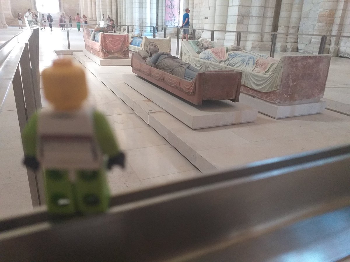 Lego_Man81's tweet photo. Last but not least we stopped in at Fontevraud Abbey, the burial spot of Richard the Lion Heart. Pretty cool if you ask me...#legoman #loire https://t.co/U1CVKQG8zM