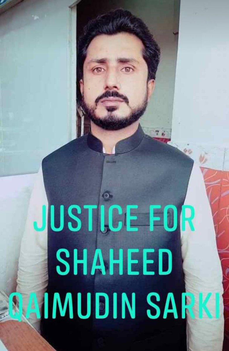 suhail_sarki's tweet photo. Injustice anywhere is threat to Justice everywhere! #JusticeForQaimSarki
He was a local businessman of Thul Jacobabad, well known Bhatakhors has killed him @ his shop in front of hundreds of people in daylight! RIP #SindhPolice #BilawalBhuttoZardari #CMSindh #CJSindh https://t.co/KfqMknZdTo