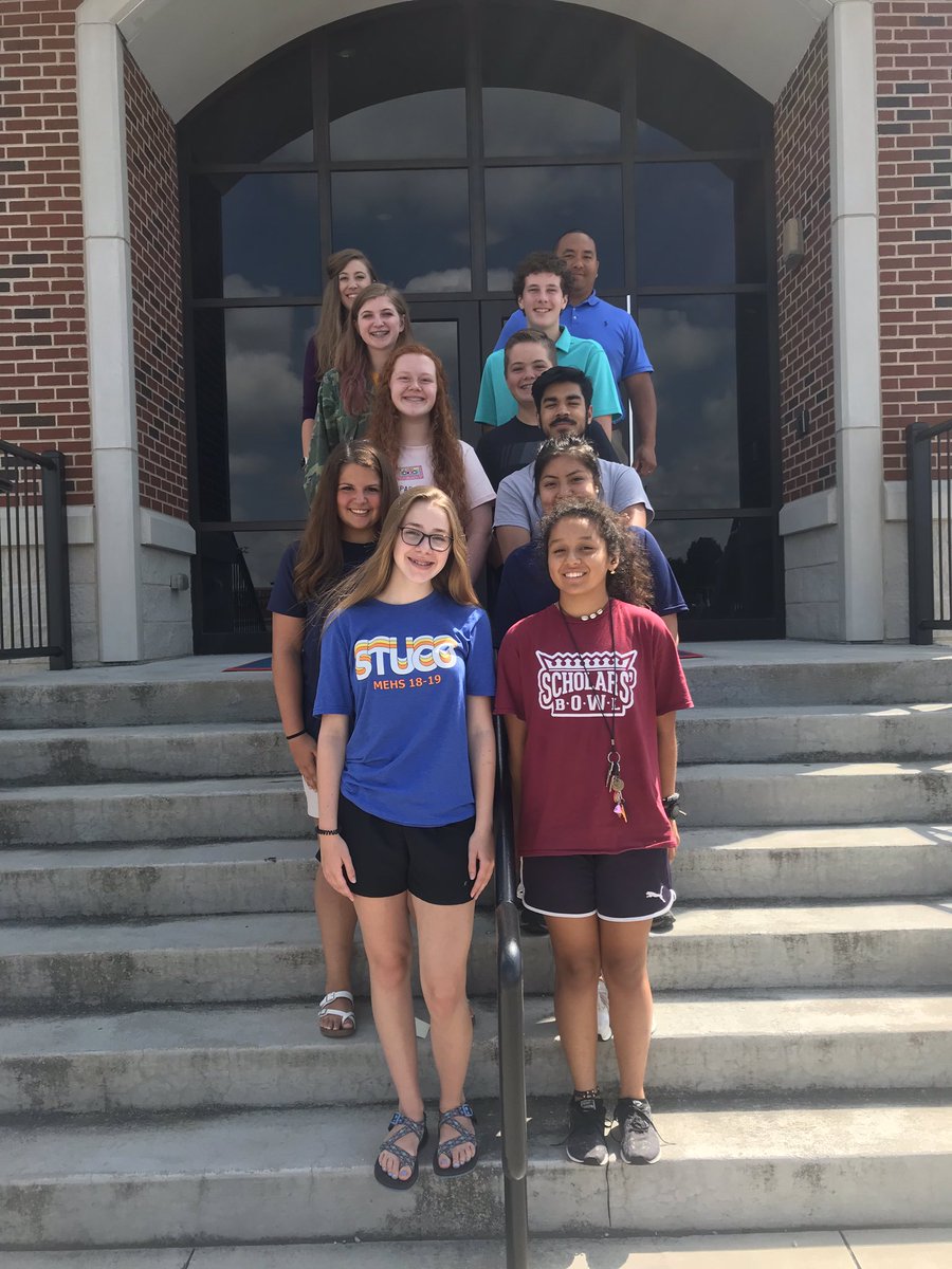 StucoMehs's tweet photo. Today was Student Council’s First meeting with Mr. Ely and Mrs. Cooper! We planned some super exciting upcoming events and can’t wait to get our faMily rolling! https://t.co/o2pSaNnuBm