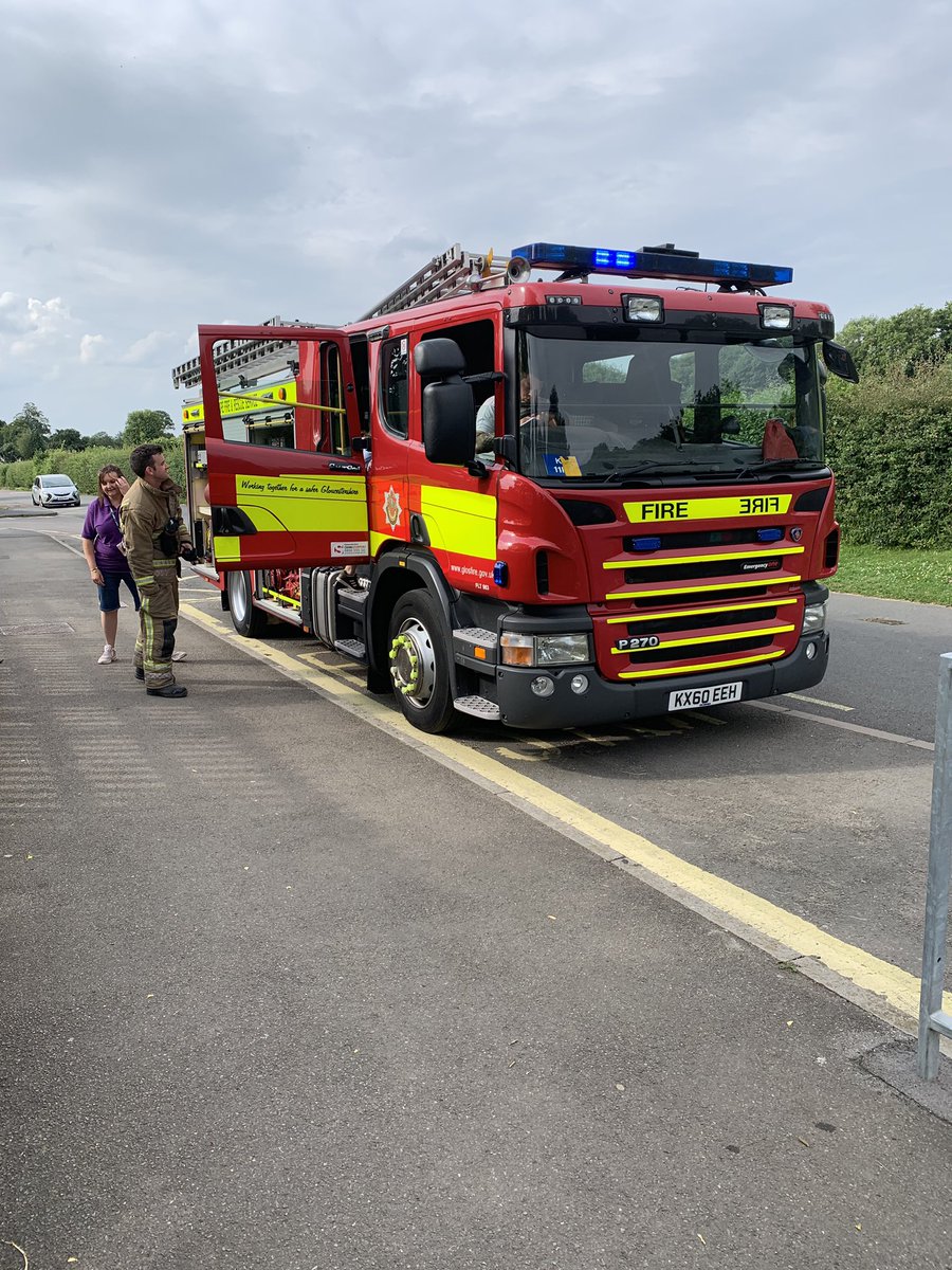 USLSchool's tweet photo. Unexpected visit this afternoon, our wonderful fire brigade keeping us safe !
After School club loved it ! @Glosfire https://t.co/I2BXDZzFlu
