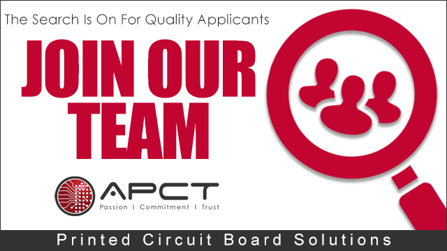 apctpcb's tweet photo. The search is on for Quality Applicants | Searching for Talent-YOU!

Manufacturing | Quality | Sales | Finance
Santa Clara | Orange County | Anaheim | Wallingford,CT | Austin,TX

https://t.co/l5GDX4FqLr
#NowHiring #PCB #Quality #sales #Manufacturing #OrangeCounty #Anaheim #Austin https://t.co/5vNlxrhPVX