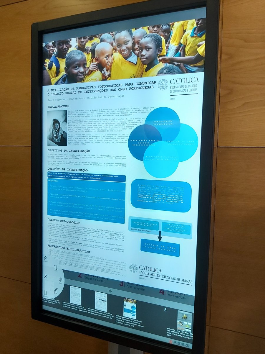 CECC_Catolica's tweet photo. Our PhD Student, Paulo dos Santos, presented a poster regarding "The Use of Photographic Narratives to Communicate the Social Impact of the ONGD Interventions".
#CECCResearch
#CECCCatolica
#NationalScienceSummit https://t.co/LoiTsitzT8