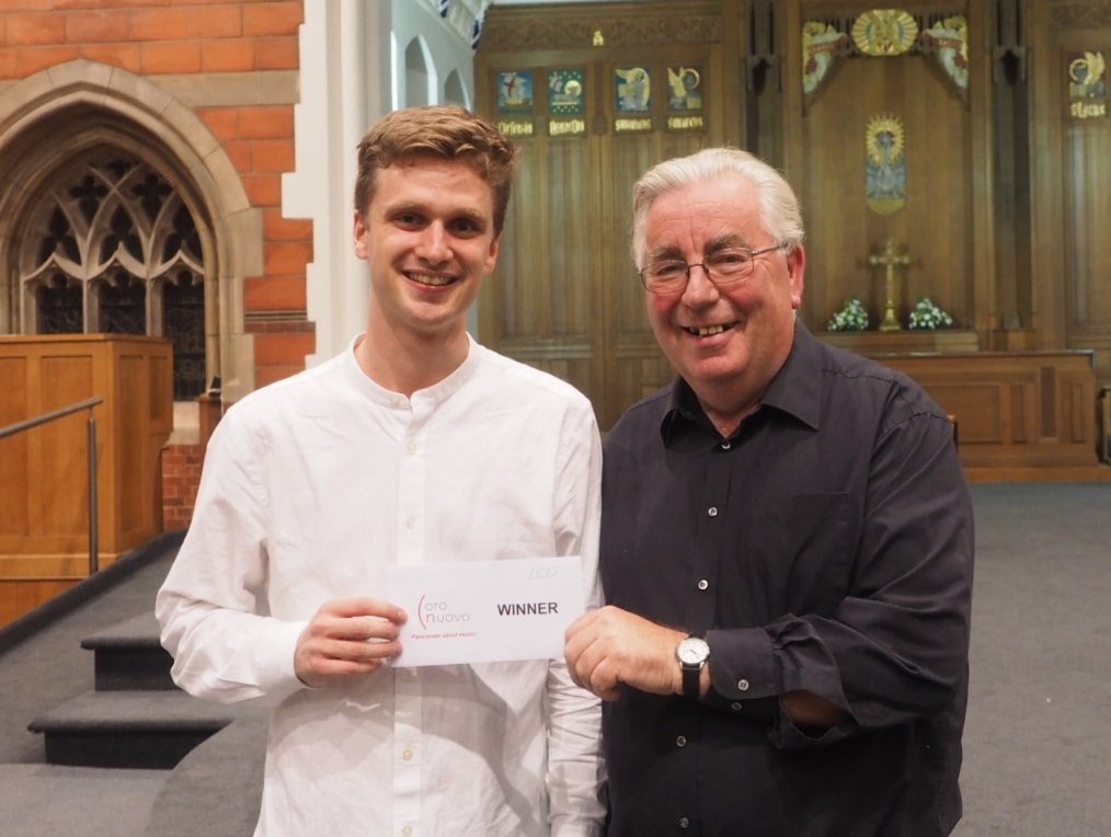 Tradoak's tweet photo. Congratulations to all the finalists who competed in @coronuovo's Young Musician of the Year competition on Saturday and overall winner Leo Popplewell. Neil was delighted to present Leo with his £1,000 Tradoak bursary. https://t.co/KnzriKBi26 https://t.co/qvzouECPyN