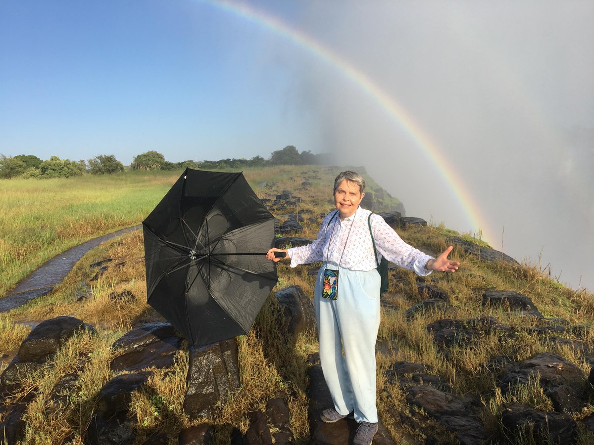 "I knew as long as I was able to put the right help in place, nothing could stop me." 

Margaret doesn't let #Parkinsons stop her from travelling, and travelling alone. Read more about her recent trip to the amazing #VictoriaFalls: prksn.uk/2RRixit