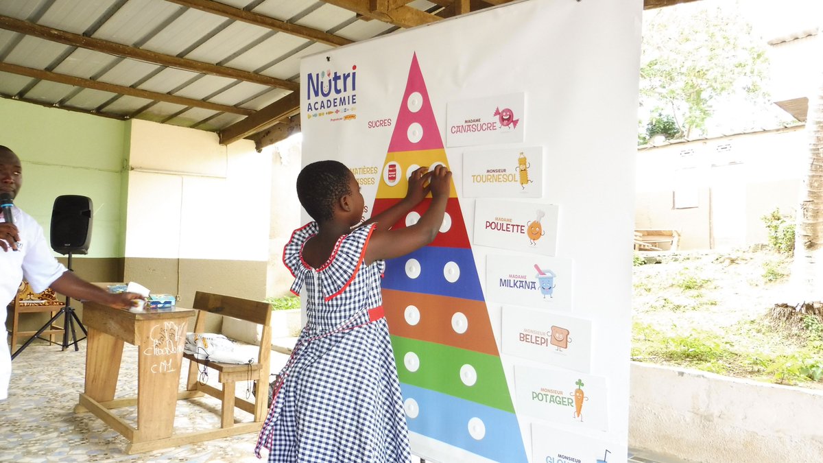 LKA_SERVICES's tweet photo. #NUTRI_ACADEMIE à L'EPP AGHIEN : Jeudi 25 avril 2019
Dr EHUI, le nutritionniste (M. Bonapeti) amène les enfants à réaliser la  bonne composition de la pyramide de la nutrition. Il Récompense ceux  qui donnent de bonnes réponses . https://t.co/gzKrNdGjfs