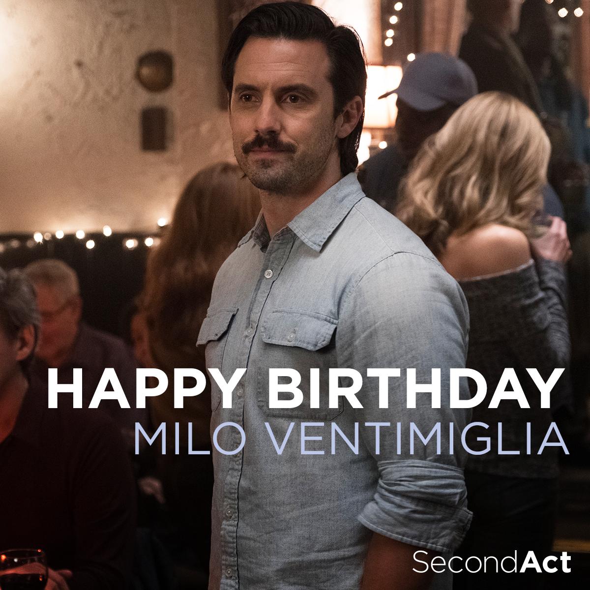 Happy birthday to the greatest coach in the game, Milo Ventimiglia! 