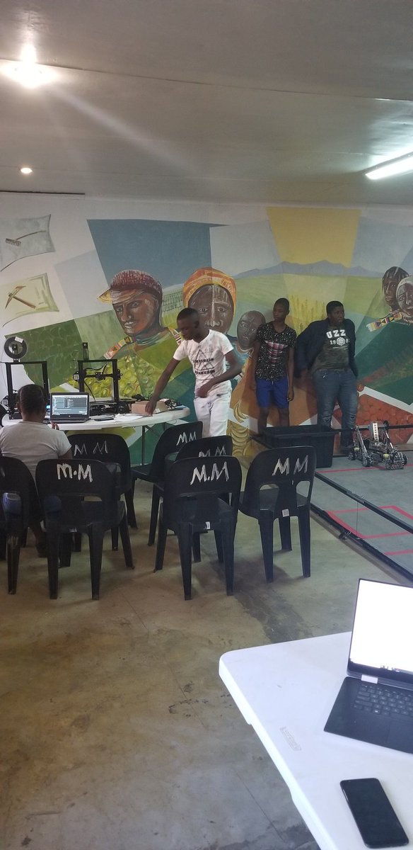A great Day 4 of our 2019 QuadX Tzaneen FTC Camp. These teams are very close to finishing their robots. They have already started preparing for our mock 'Limpopo Championships' on the 11th in Lenyenye by practicing judging presentations. #TexasTeams #morethanrobots <a href="/FIRSTweets/">FIRST</a>