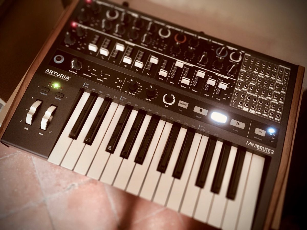 Look what just landed in Studio HQ. Warm, fuzzy and decidedly French! #monosynth #analoguesynth #semimodular