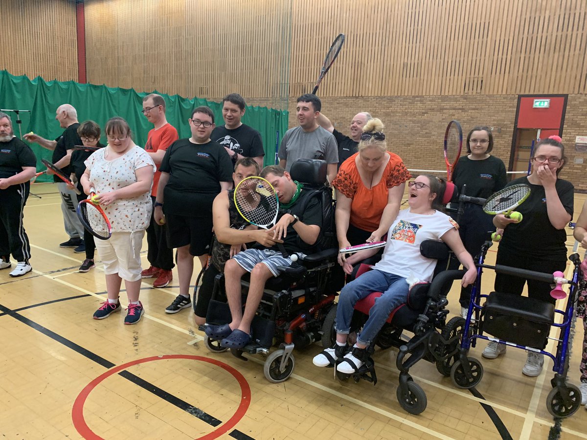 MultisportW's tweet photo. Some fantastic tennis on show this morning. Lovely to see the guys who attend @Tennis_Croft @NewportLiveUK passing on their newfound skills to the group#peer mentoring🎾@LdWales @dsw_news https://t.co/uhPmqm9IVm