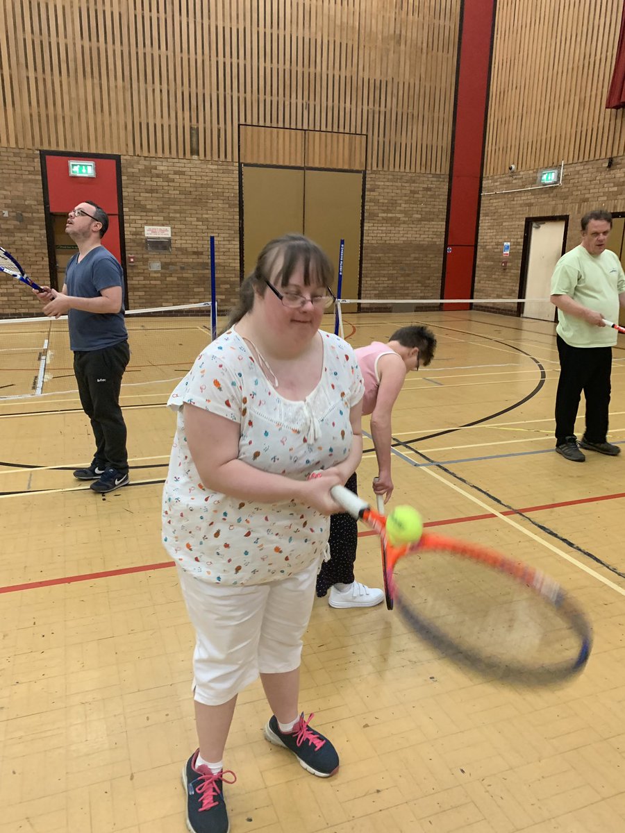 MultisportW's tweet photo. Some fantastic tennis on show this morning. Lovely to see the guys who attend @Tennis_Croft @NewportLiveUK passing on their newfound skills to the group#peer mentoring🎾@LdWales @dsw_news https://t.co/uhPmqm9IVm
