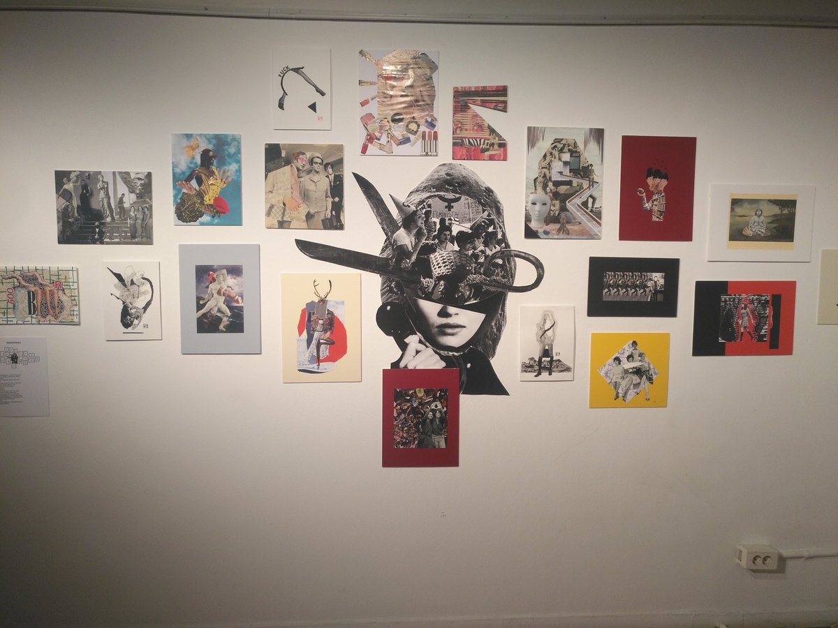 JoseLuisSTAP's tweet photo. Visitant al @CCSAndreu l'exposició del grup multicultural Coll² de collages que reflexionen sobre la Diversitat, la Masculinitat, La Censura, el Feminisme, el fenòmen de la Migració. https://t.co/YSNWKSkUEf
