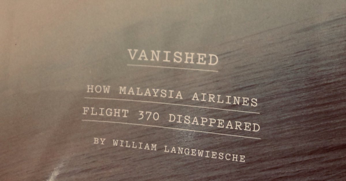 auth2b's tweet photo. @kathleenmadigan OMG did you see this article on #flight370 on the cover of @TheAtlantic?! https://t.co/U7fyk8XBXe