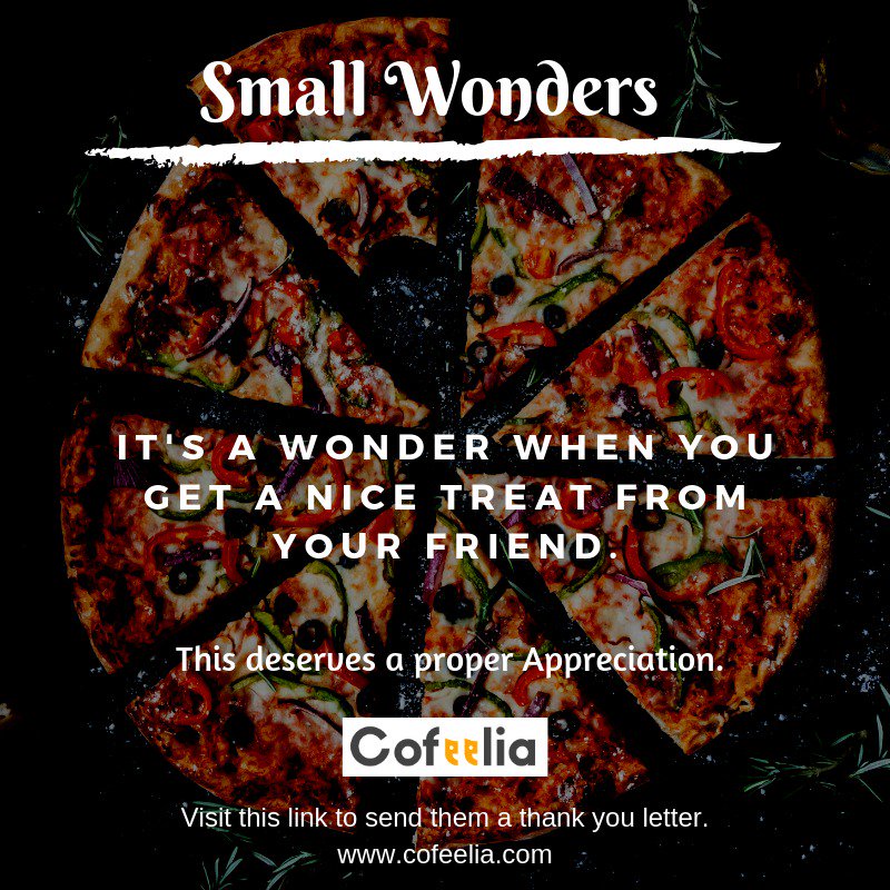 cofeelia's tweet photo. It's wonderful when you get the nice treat from your friends. Salute your friends by sending them a salute letters.
Visit now:- https://t.co/3jNotSgNjI
#gratitude 
#gratitudeattitude 
#mondayquotes 
#mondaymotivation 
#mondaythoughts 
#smallwonders https://t.co/q1KhrHcq3B