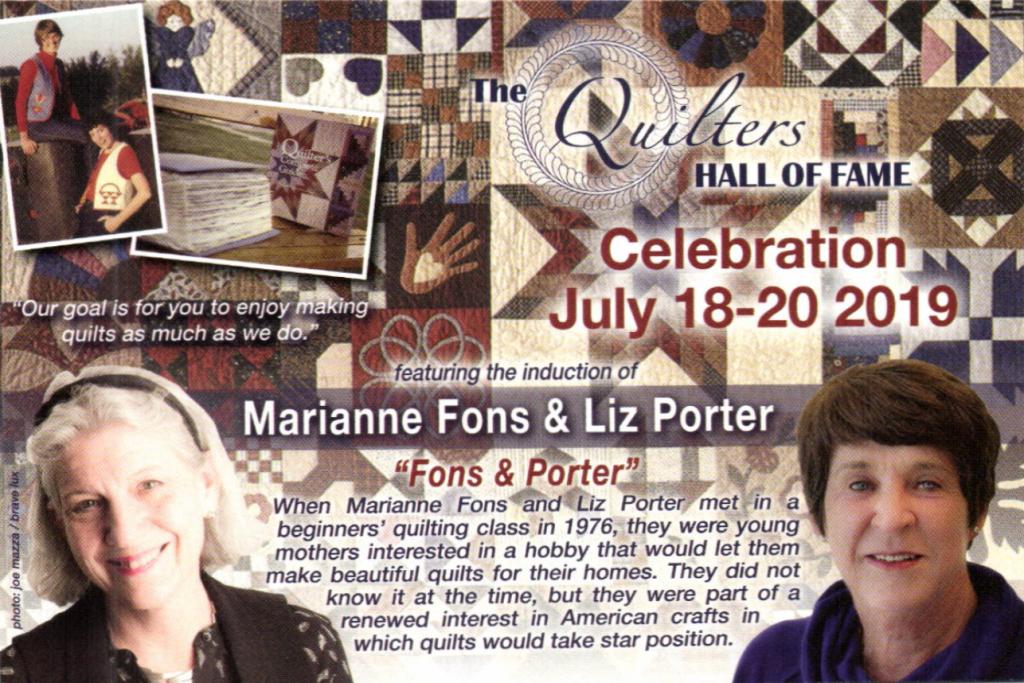 MSMIndiana's tweet image. Quilters Hall of Fame Celebration! July 18-20 mainstreetmarion.com/2019/07/08/qui…