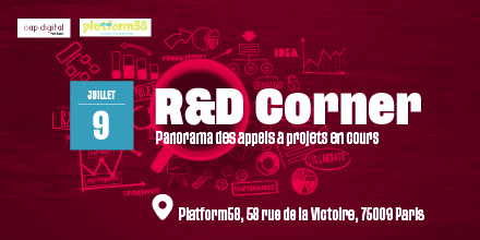 Cap_Digital's tweet photo. ⏳ J-1 ⏳
Vous êtes perdus dans la jungle des nombreux AAP R&amp;D en cours et à venir ? Notre équipe vous aide à vous y retrouver... et à mettre toutes les chances de votre côté pour votre projet !
📍 RDV demain à @p58Fintech! 
Inscription 👉 https://t.co/PZQ8SReOKl https://t.co/lJJdBAdA6Q