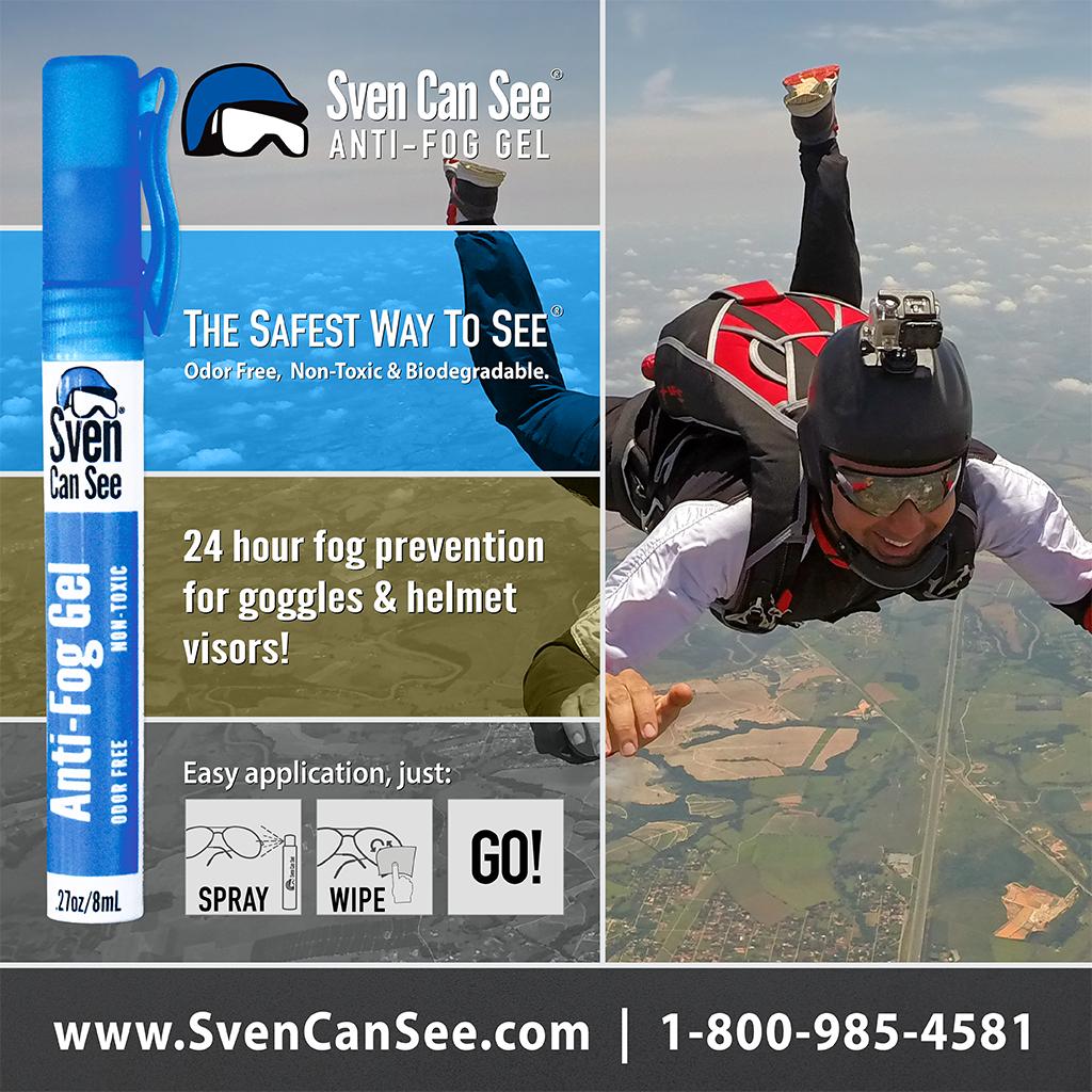 Looking for a better perspective? We encourage everyone to see the big picture. That's why Anti-Fog Gel Spray lets you clearly see the curve of the Earth at 12,000 feet! Get Sven Can See® when seeing is believing.
#svencansee #vision #clarity #safety #equipment #DownToEarth #fog