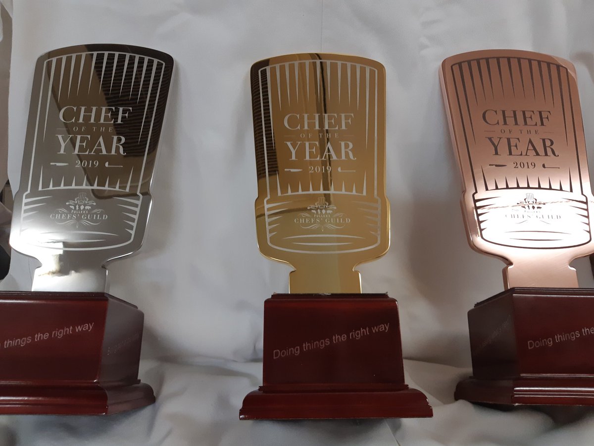 How fantastic are these? All ready for #COTY tomorrow.  <a href="/FullersKitchen/">Fuller's Kitchen</a> @Fullers_Careers @pridefooddoc . #Goodluck  to all chefs. #Checkonchef