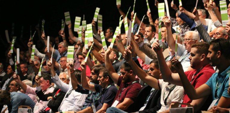 El presidente <a href="/RFAF/">RFAF</a> #PabloLozano anunció en la #AsambleaRFAF que el próximo mes de noviembre en la provincia de Cádiz se celebrará un nuevo Congreso del #futbolandaluz donde se establecerá la hoja de ruta de la próxima temporada  

bit.ly/32a5Wff

#CongresoRFAF