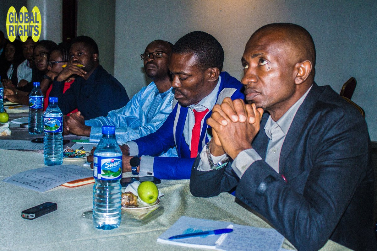 Globalrightsng's tweet photo. @bbiodun @Globalrightsng's Executive Director leads a session on extreme violence and atrocities bring up an intense discussion. Can the starvation tactic deployed during the #biafran war be categorized as #genocide?Let us know your take in the comments. @realalu @radionigeriahq https://t.co/GILrWW7OsP