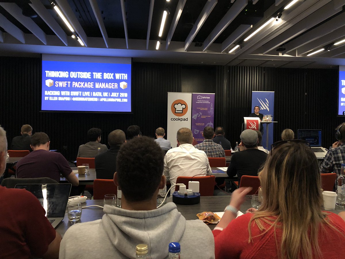 digimarktech's tweet image. SPM with @designatednerd at #HackingWithSwiftLive