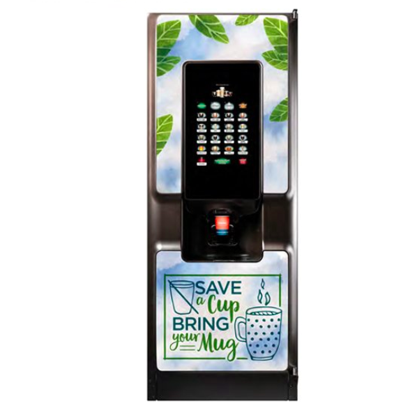 SelectDrinks's tweet photo. The new ICON drinks machine has a new cup stand designed to accommodate 'keep' cups. The machine can also be programmed to give a discount to users that use their own cup. #saveacup #greenvending
https://t.co/P3At3ngLlK https://t.co/Letaoepks7