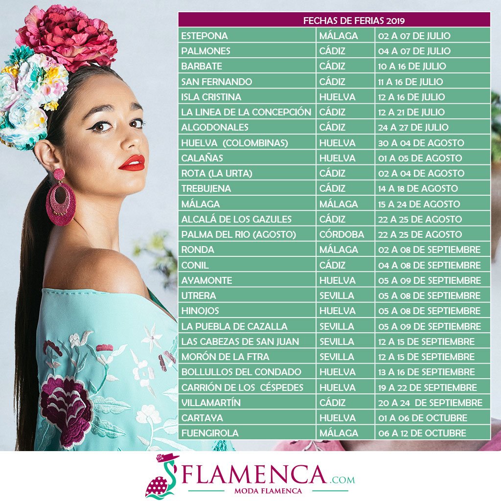 flamenca_com's tweet photo. ¡Aún nos queda mucha Feria por disfrutar!😍🎡
Desde Flamenca sabemos cuánto os gusta una Feria y no queremos que os perdáis ni una.

#modaflamenca #complementosflamenca #floresflamenca #Feria #FeriasdeAndalucía #Feria2019 https://t.co/0jJt4KKpWA