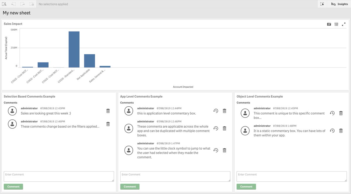 Let users add comments in your Qlik Sense apps using our brand new WoW Commentary Extension! - mailchi.mp/af508b458c61/q…