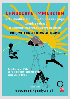 Super excited to be part of this event :-) Art, meditation, mindfulness, yoga retreat camping on the stunning South Downs at the eco campsite. "Landscape Immersion " eventbrite.co.uk/e/landscape-im… <a href="/EventbriteUK/">Eventbrite UK</a> #Brightonhour #Brighton #Hove #camp #retreat #yoga #art #meditation #Zen