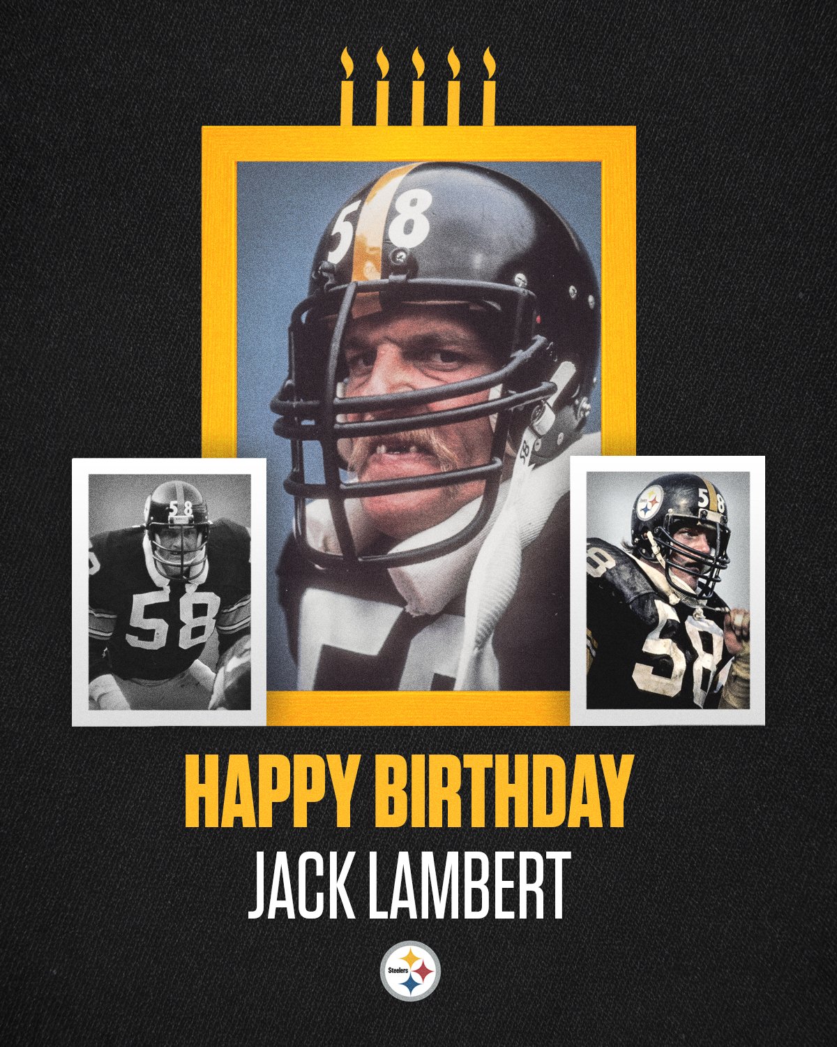 Happy Birthday to the great Jack Lambert.   