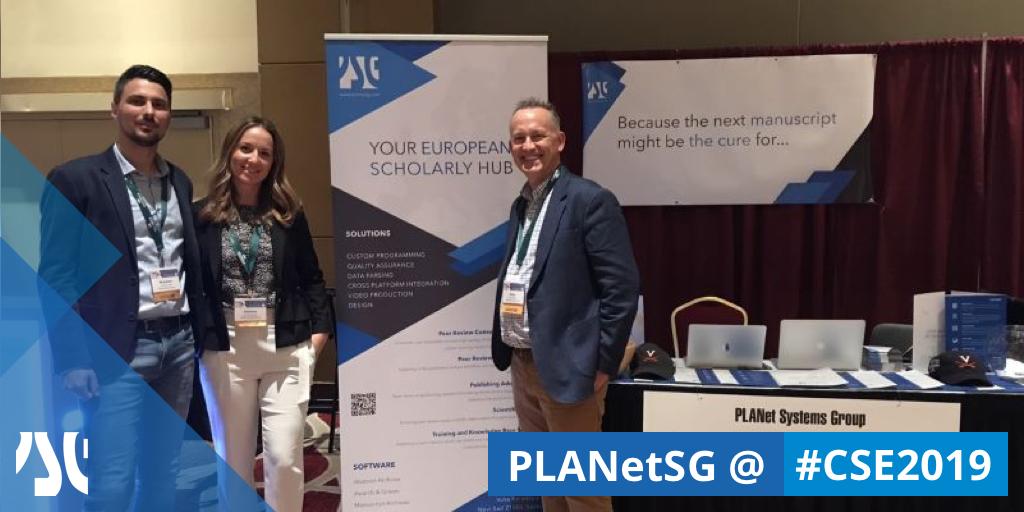PLANetSG's tweet photo. #PLANetSG charting the future of #ScientificPublishing at #CSE2019
Thank you to @CScienceEditors for making another great meeting. See you next year!
#PLANetSystemsGroup
#PLANetSG
#EuropeanScholarlyHub
#CouncilofScienceEditors
#SpiritofScientificPublishing
#ScholarlyPublishing https://t.co/Whyo5Nj1WO