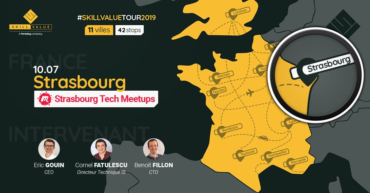🚨 #Tech #Meetups à #Strasbourg le 10/07 🚨

- 12h30 #Freelance : comment réussir durablement ?
- 12h30 Tester et fabriquer un #MVP ?
- 18h15 Introduction au #HTML #CSS #REACT 

Inscriptions 👇
bit.ly/2LalkTA

<a href="/WildCodeSchool/">Wild Code School</a> #wildcodeschool #wilders <a href="/MeetupFR/">Meetup France</a>