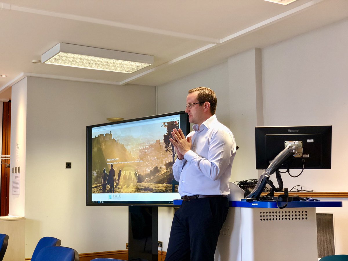 wenjietourism's tweet photo. @jameskennell is running a pilot test of @EUErasmusPlus funded project -ROOTS’ online training materials with local SMEs. We receive some useful feedbacks to improve the platform. #RootsProject #rootsprojecteu #culturalheritage https://t.co/OvX31fATW9