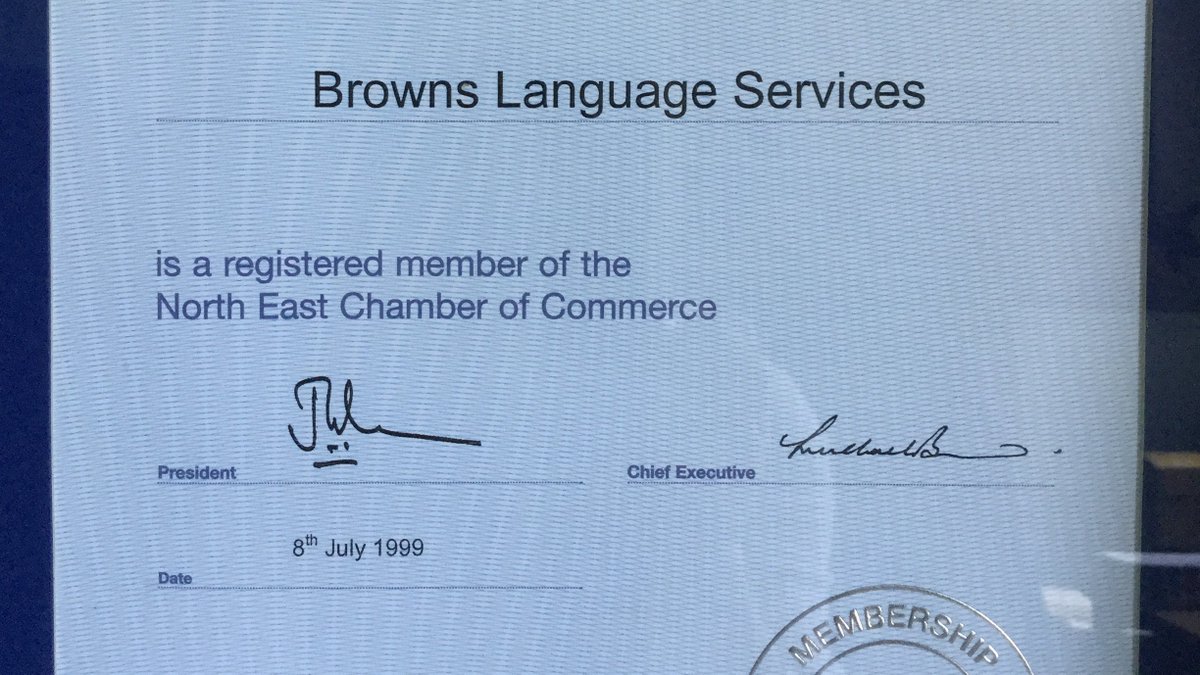 Proud to celebrate 20yrs membership of North East England Chamber of Commerce today!! Great support over the years, thank you 
@NEEChamberClare
 #neechamber #NorthEast #growyourreach #growyournetwork #exportingisgreat #Export #industry #business