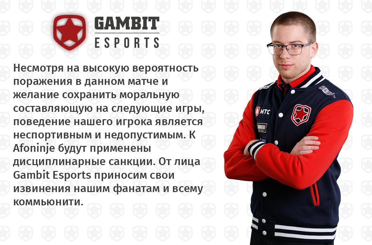 Состав Gambit Esport вылетел с квалификаций на The International 2019 по Dota 2