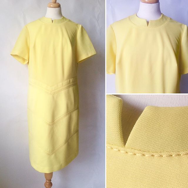 Vibrant yellow 60’s fitted dress. Size 18-20. £28. Online now #vintage #vintageclothing #vintagefashion #vintagestyle #retro #retroclothing #1960s #1960sfashion #1960sstyle #60sstyle #60sclothing #60sfashion #60sdress #1960sdress #sixtiesdress #fitteddre… ift.tt/2JxEPlz
