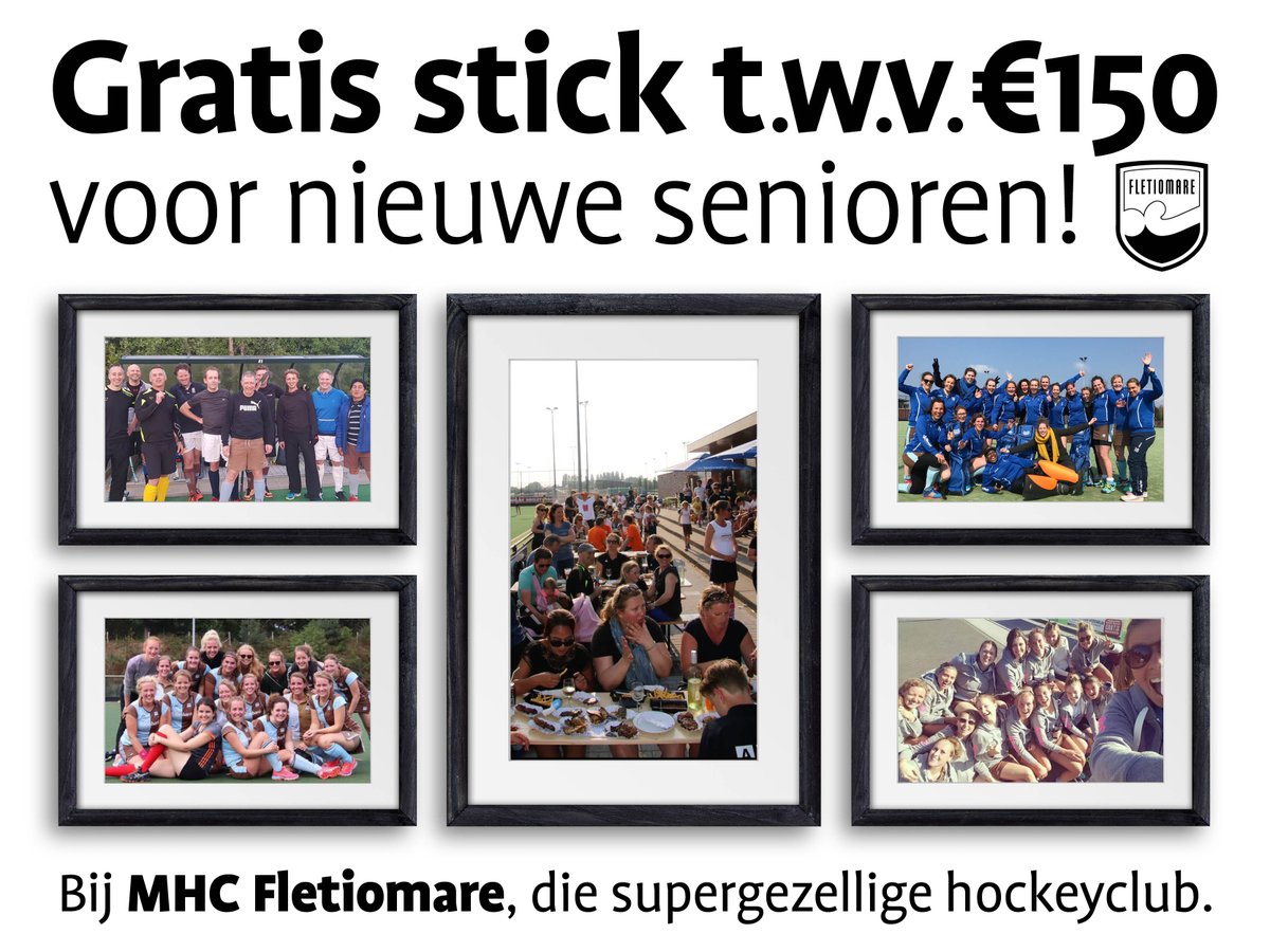 Hockeyers opgelet: het veterinnen D team van Fletiomare zoekt nog speelsters. Ben je ouder dan 30 jaar en heb je of ken je iemand die interesse heeft? Stuur mij een bericht via senioren-veterinnen@fletiomare.nl. Bekijk onze actie: gratis hockeystick fletiomare.nl/site/default.a… …