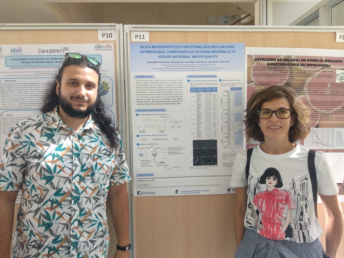 GlobalOmnium's tweet photo. 👨💻👩🏻💻Investigar para conquistar el futuro, con trabajos como el que han realizado los expertos de @Emivasa_oficial que han presentado en #IWOSMOR: el papel sobre Microparticulas de silice para la deteccion de contaminantes microbianos en el agua By @IreneCanigral y Jaume Cotolí https://t.co/rV0i9v5GnU