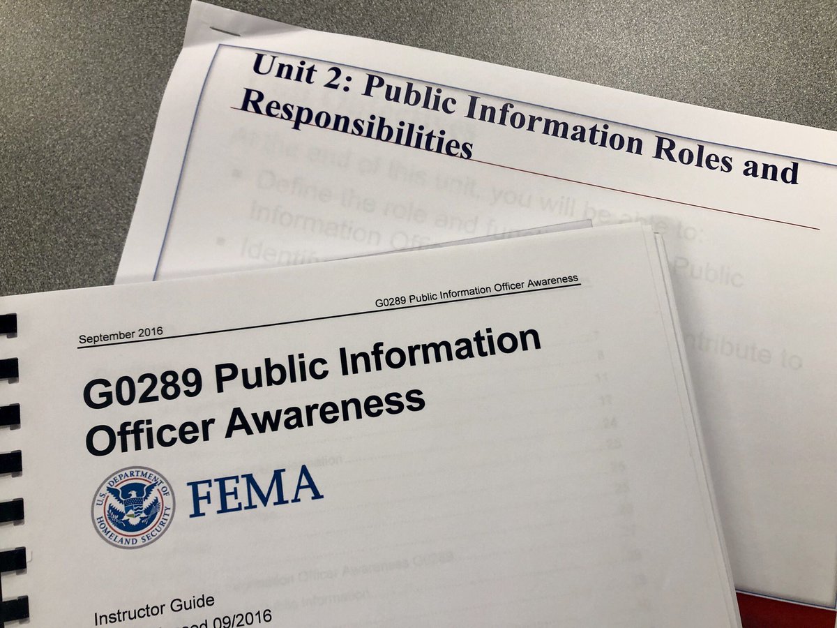 ProtectDuPage's tweet image. We’re honored to be sharing the @fema G289 PIO Awareness class with our @LakeCountyIL partners in @mundelein_il at @MundeleinFire HQ training room today. #SMEM #pio #pao #esf15 @femaregion5 @northeastilpio #nioa @nioa