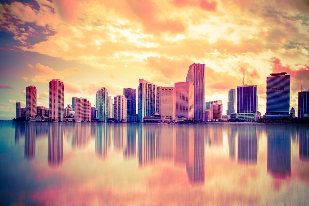 AttractionsTD's tweet image. #Miami #Florida skyline