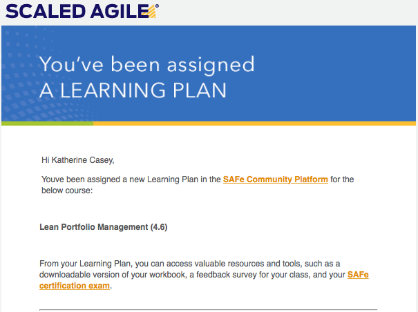 ABPSPCTGold's tweet photo. Agile Big Picture course attendees for tomorrow's first non-Boulder public SAFe Lean Portfolio Management course just received their Learning Path emails! Last **2 seats remaining** Join us tomorrow, July 9-11th in Waltham, MA (Boston Area)
Tickets here: https://t.co/UwtmSER2At https://t.co/sDAiIyLwlB