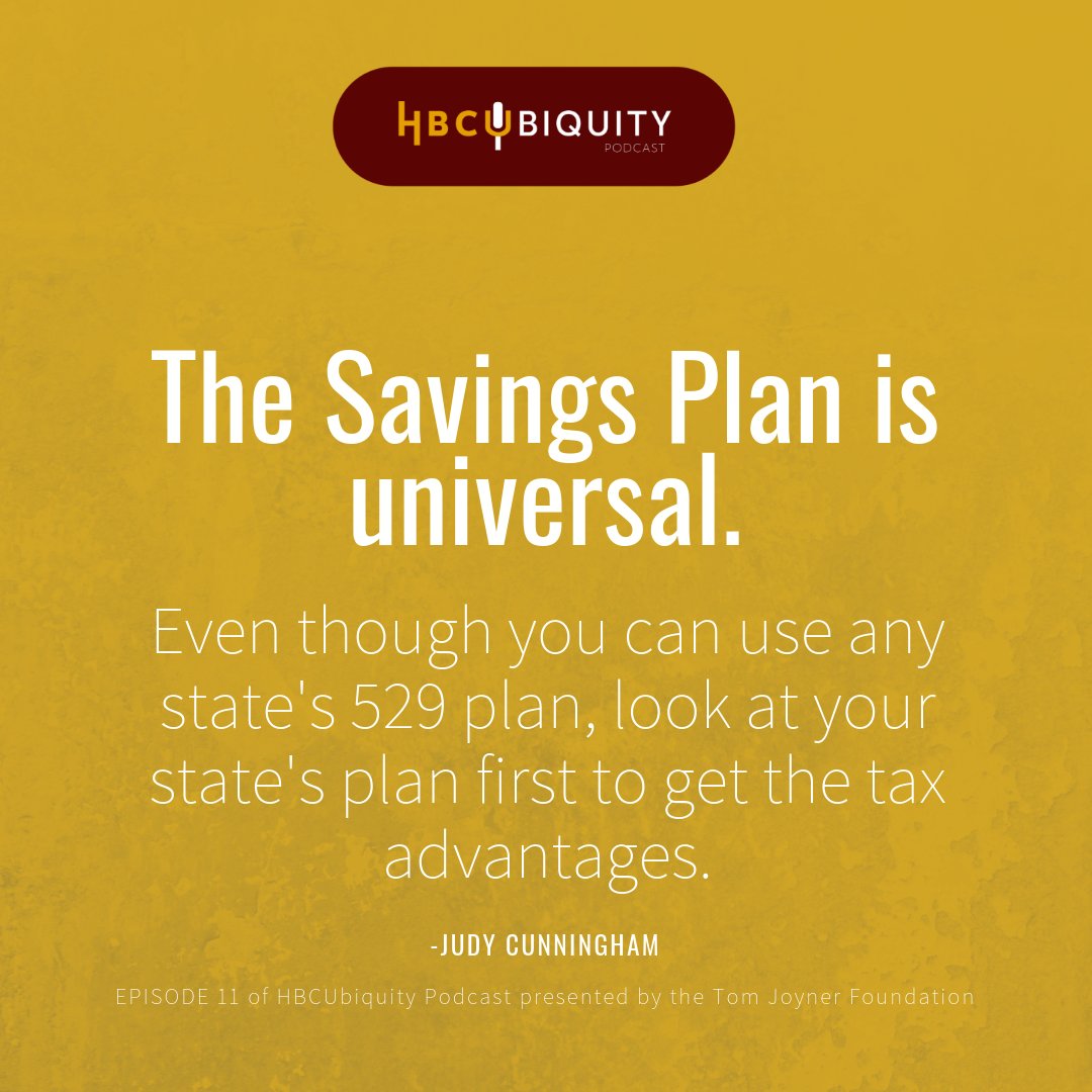 HbcUbiquity's tweet photo. Did you know: Even if you are in New York, you can take advantage of Ohio's 529 Plan? Parents-Get more #CollegeSavings tips on Episode 11 of #HBCUbiquity Podcast. Link in bio https://t.co/Za5OXwqrHn