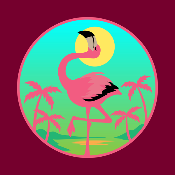 GraphicsAndMore's tweet photo. This flamingo design is flocking fabulous! https://t.co/xTu6vFeiEZ https://t.co/IyRgUvn3Ax