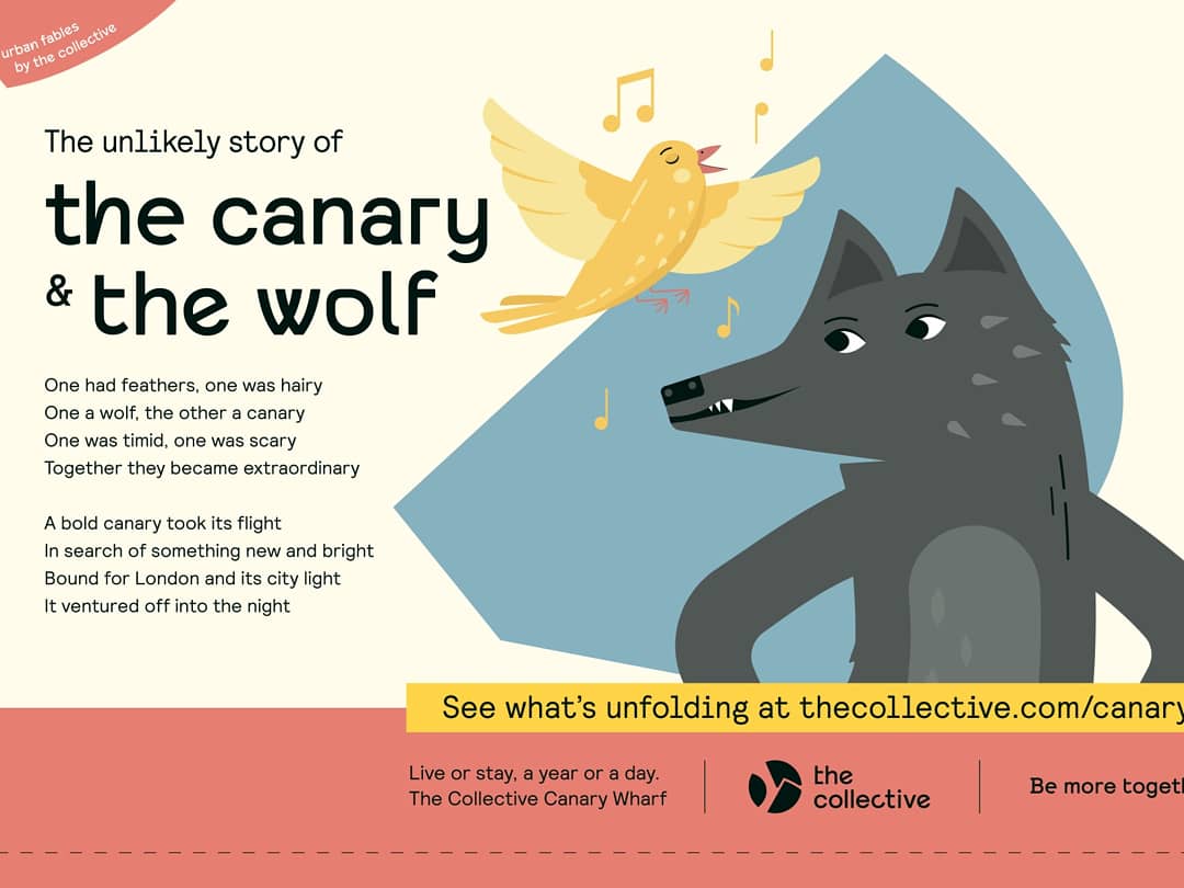 Very excited to share the first of a recent advertising campaign I've been working on with the brilliant people over at <a href="/collective_llp/">The Collective</a> for their new Canary Wharf building! To go along with this London underground poster I'll be sharing more from the campaign soon. Stay tuned!