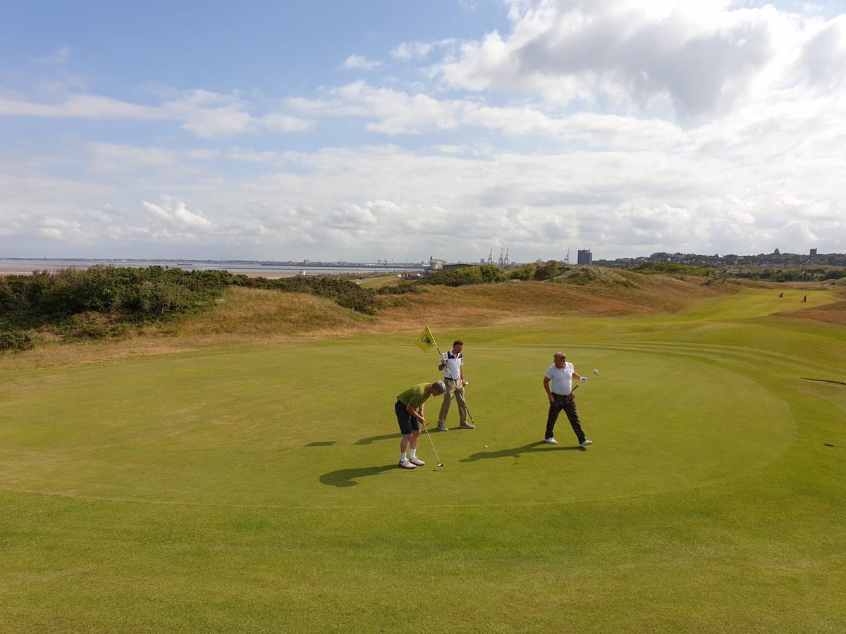 GAThatcher's tweet photo. Stunning day ⁦@wallaseygolf⁩ yesterday. Superb course and in great condition and the weather was kind! Just beats Harlech and Aberdovey as my favourite course https://t.co/LYMuQdUHGA