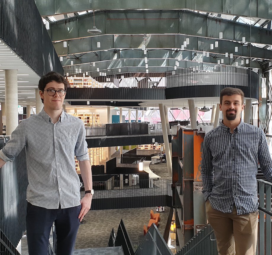 ULHPC's tweet image. Today we welcome Sean Mahon &amp;amp; @StringherMatteo within the @uni_lu #HPC Team as part of #PRACE Summer of HPC 2019 #SoHPC to work on #HPC projects tied to #DeepLearning #EnergyEfficiency. Short visit of #Belval campus, @uni_lu #HPC &amp;amp; Luxembourg Learning Centre #llc_uni_lu