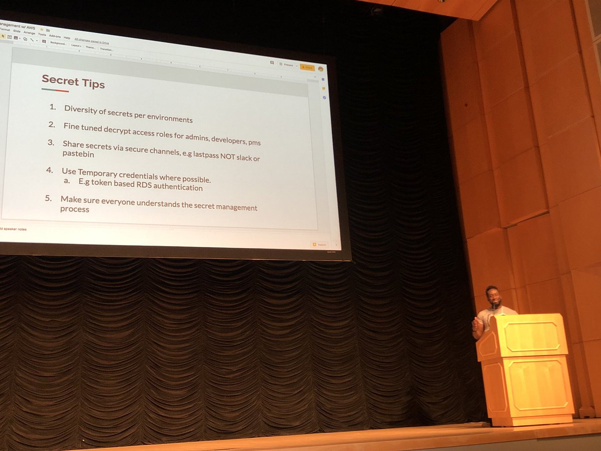 simple_thread's tweet image. Some great suggestions on securing your secrets from @technoGrouch at @DevOpsDaysDC #DevOpsDaysDC