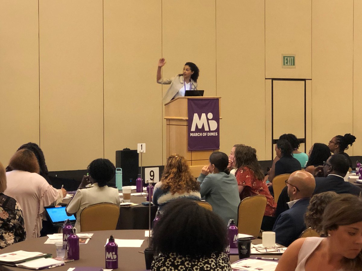 MarchofDimes's tweet photo. Packed house at the #marchofdimes Equity in Action forum! Dr. Zea Malawa delivered important messages on driving equity in birth outcomes by focusing on the root cause & backing it up with real action, real examples we can implement. An inspiring presentation. #prematuritycollab https://t.co/uoojOXeyfc