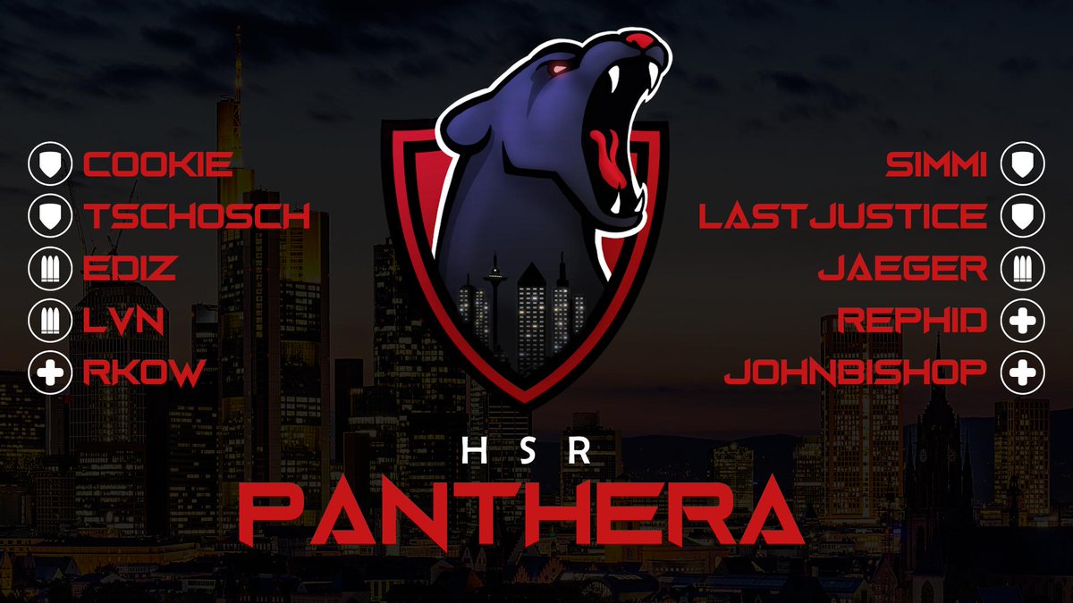 Die Jagd beginnt. Unser Roster ist bereit für die <a href="/dachesports/">DACH eSports</a> Season 1 #ZuWild 

🛡️<a href="/CookieOW/">Lucas</a> 
🛡️@Simmi_ow 
🛡️<a href="/Tschosch_/">Tschosch</a>
🛡️<a href="/LastJustice1/">LastJustice</a>

⚔️ @owediz 
⚔️ @Jaeger__OW 
⚔️ @LVN_11 

💉<a href="/rephidOW/">rephid</a> 
💉<a href="/JohnBishop_OW/">John Bishop</a> 
💉 <a href="/RKow_/">RK</a>